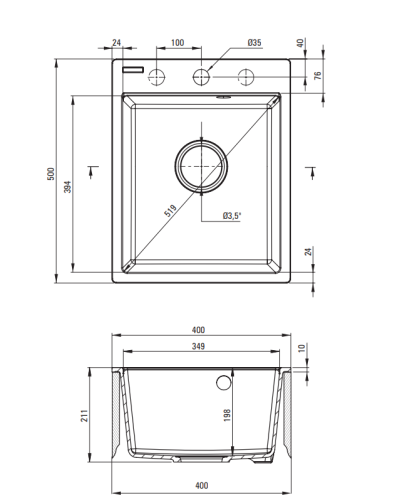 Zlewozmywak DEANTE CORIO 50x40cm grafik metalik ZRC G103.png
