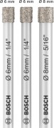 Wiertła diamentowe BOSCH 6-8 mm 2.607.011.626