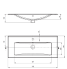 Umywalka wpuszczana DEANTE  TUBO 81x36cm biała CTU 638M .png