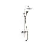 Zestaw prysznicowy TRES OVER-WALL z deszczownicą grafit 19039314GR