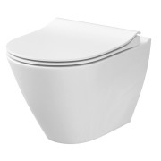 Miska wisząca WC CERSANIT CITY OVAL NEW Clean On biała K35-025