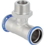 Trójnik GEBERIT MAPRESS Edelstahl d18 1/2GZ 31455