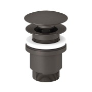 Korek umywalkowy KLUDI clik clack czarny szczotkowany 10426N2-00