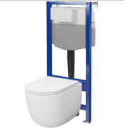 Zestaw CERSANIT: stelaż AQUA 50 + miska wisząca z deską wolnoopadającą S4003-052