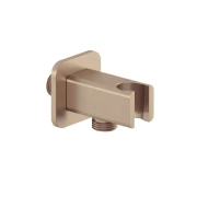 Przyłącze kątowe KLUDI A-QA z uchwytem brązowy szczotkowany 65568N1-00