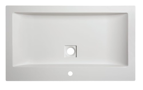 Umywalka nablatowa SANPLAST FREE MINERAL Unb-M/FREE 80x47x10cm, bez przelewu, biała 640290140001000