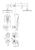 BLUR - Zestaw prysznicowy podtynkowy - bianco - NQL_A9YK.png