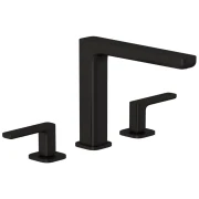 Bateria umywalkowa KLUDI RENON czarny szczotkowany 42393N275