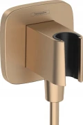 Przyłącze węża HANSGROHE FIXFIT Q brąz szczotkowany 26887140