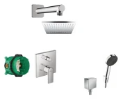 Zestaw prysznicowy HANSGROHE VERNIS SHAPE 230 podtynkowy chrom 88002343