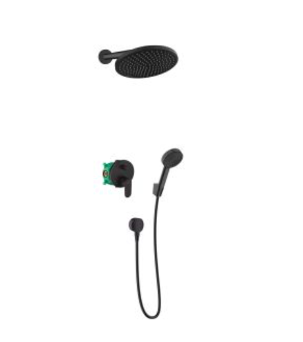 Zestaw prysznicowy HANSGROHE VERNIS CROMETTA 240 podtynkowy czarny mat 88002340.png