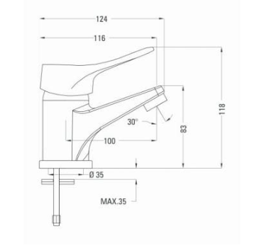 Bateria umywalkowa DEANTE VERO chrom BOW 021M.png