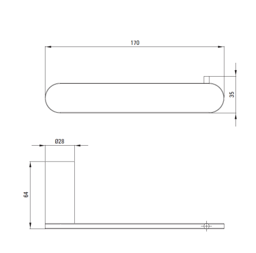Uchwyt na papier  DEANTE ROUND titanium ADR D211.png