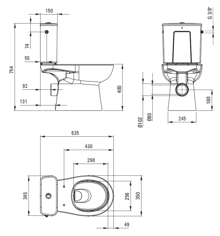 Kompakt DEANTE FUNKIA EVO z deską wolnoopadającą biały CDFD6RPS.png