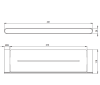 Półka DEANTE ROUND titanium ADR D511.png