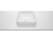 Umywalka blatowa ROCA INSPIRA Square, 37x37cm, biała A32753R000
