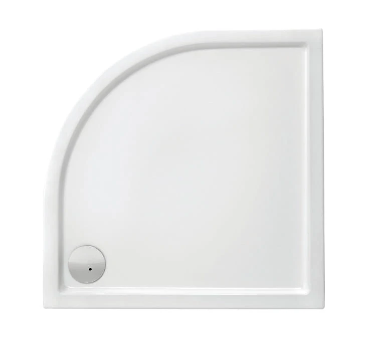 Brodzik półokrągły ROCA MALAGA COMPACT 80x13 R=45, z syfonem, biały A276258000