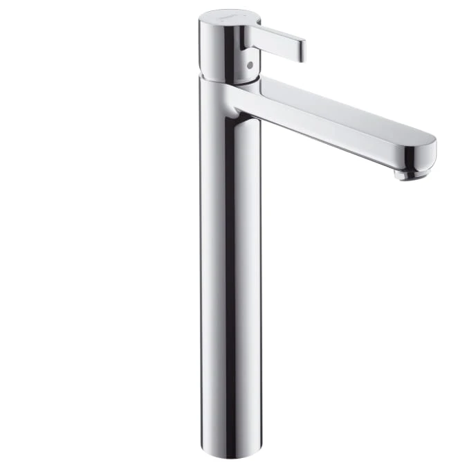 Bateria umywalkowa HANSGROHE METRIS S HighRiser, bez korka, chrom 31023000