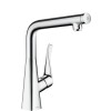 Bateria umywalkowa HANSGROHE METRIS z obrotową wylewką, chrom 14883000