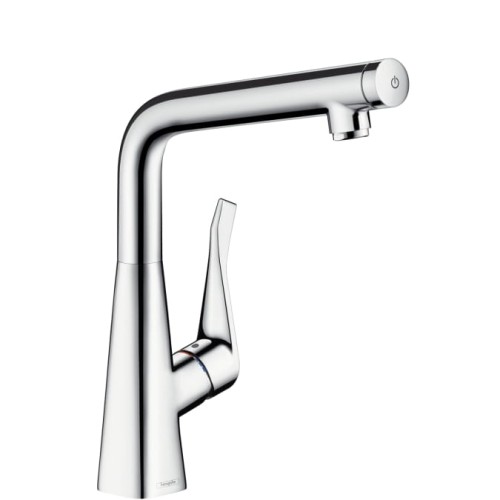 Bateria umywalkowa HANSGROHE METRIS z obrotową wylewką, chrom 14883000