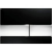 Przycisk spłukujący TECE SQUARE 3/6L szkło czarne, przycisk chrom 9.240.807