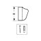 Uchwyt prysznicowy HANSGROHE chrom 28321000