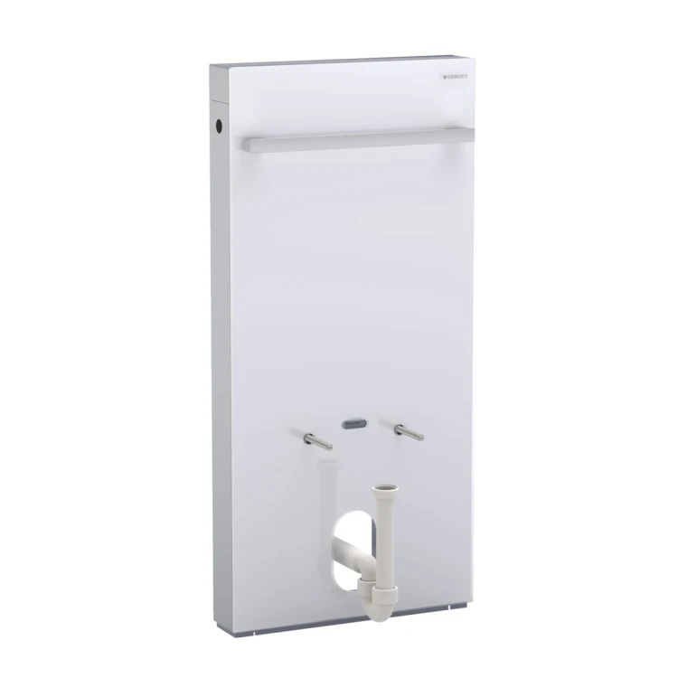 Moduł sanitarny do bidetu GEBERIT MONOLITH natynkowy H101 szkło białe / aluminium 131.030.SI.5
