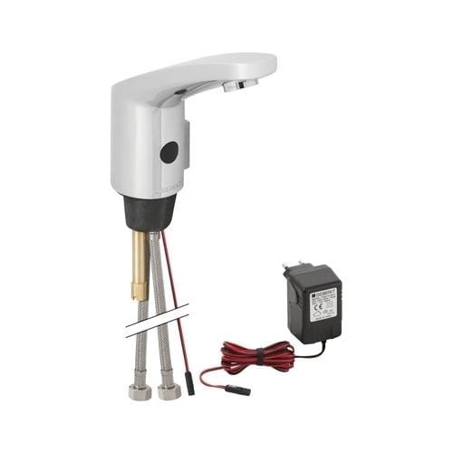 Bateria umywalkowa elektroniczna GEBERIT HyTouch 185 z mieszaczem i pokrętłem chrom 116.155.21.1
