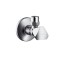 Zawór kątowy HANSGROHE 1/2"x3/8" z zaciskiem fi 10, chrom 13902000