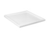 Brodzik kwadratowy SCHEDPOL CAMPARO 90x6,5cm, z odpływem liniowym, biały 3.081