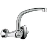 Bateria kuchenna TRES MONO ścienna chrom 172420