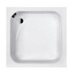 Brodzik kwadratowy SANPLAST CLASSIC 80x80x28cm, akrylowy, biały 615010022001000