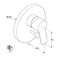 Bateria wannowo - natryskowa KLUDI PURE&EASY podtynkowa, el. zew., chrom 374190565