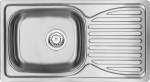 Zlewozmywak  DEANTE DOPPIO 780x430mm 1K+O, z syf. , satyna ZEN 0113