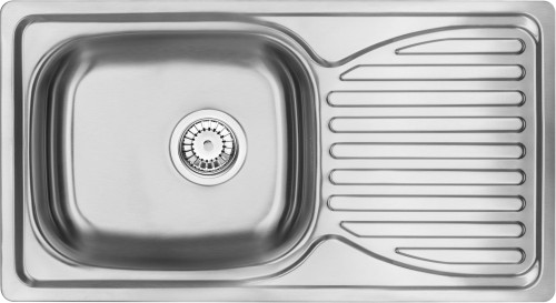 Zlewozmywak  DEANTE DOPPIO 780x430mm 1K+O, z syf. , satyna ZEN 0113