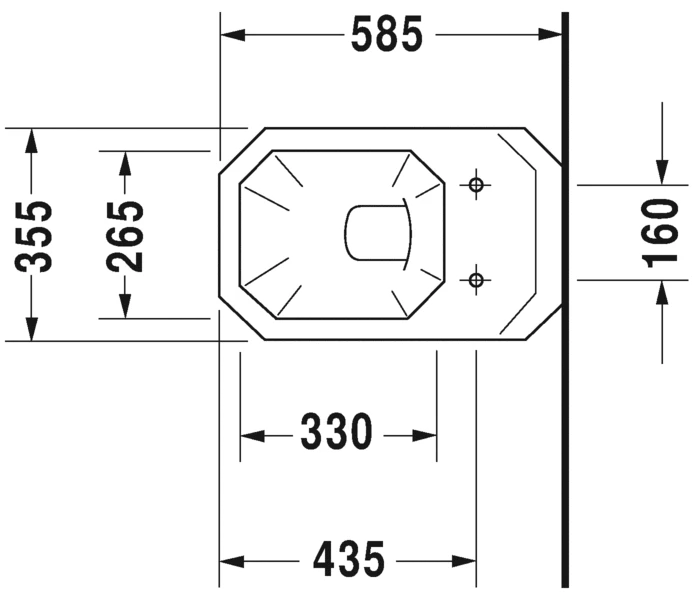 Miska wisząca WC DURAVIT 1930 biała 0182090000