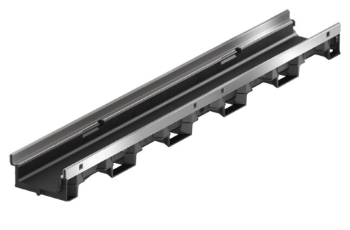 Kanał ACO XtraDrain X100S z krawędzią  ze stali 2mm, wys. 15cm. 11100