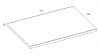 Blat pełny ELITA LOFTY 90x49,4x2,8cm, dąb classic 167041