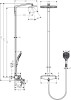 Komplet prysznicowy HANSGROHE RAINDANCE SELECT E 360 1 Jet z ramieniem 38cm, chrom/biały 27113400
