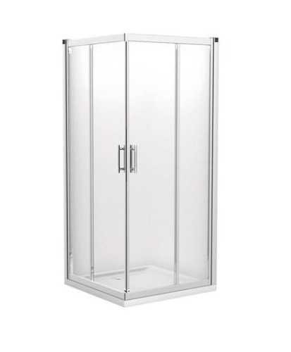 Kabina prysznicowa kwadratowa KOŁO GEO 6 90cm, część 1/2 "A", srebrny połysk GKDK90222003A