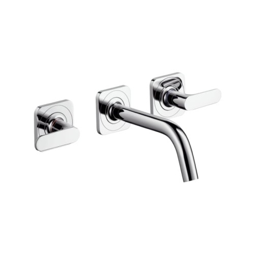 Bateria umywalkowa AXOR CITTERIO M podtynkowa, 3-otw., z rozetami, 166 mm, chrom 34313000