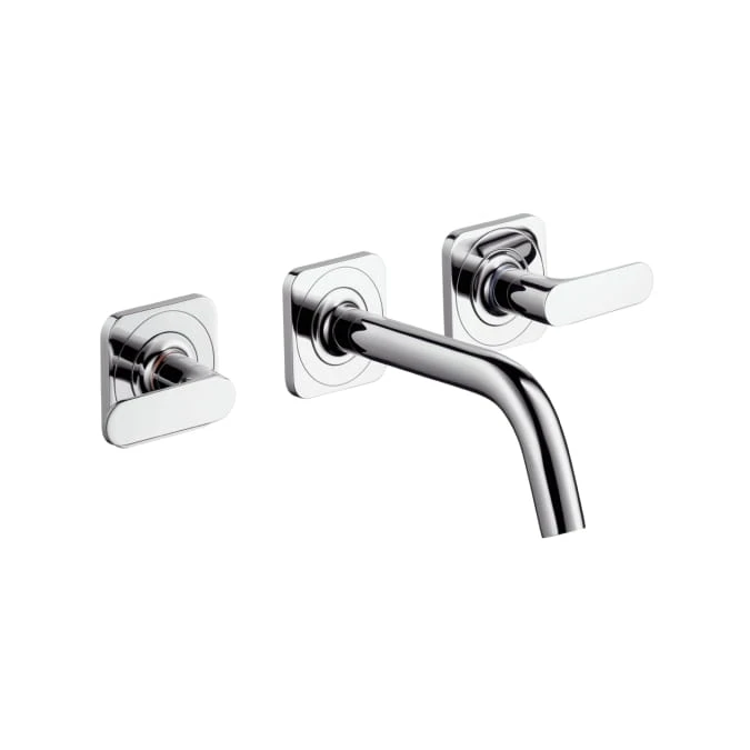 Bateria umywalkowa AXOR CITTERIO M podtynkowa, 3-otw., z rozetami, 166 mm, chrom 34313000