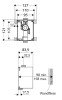Zawór SCHELL COMPACT II pisuarowy, podtynkowy 011930099