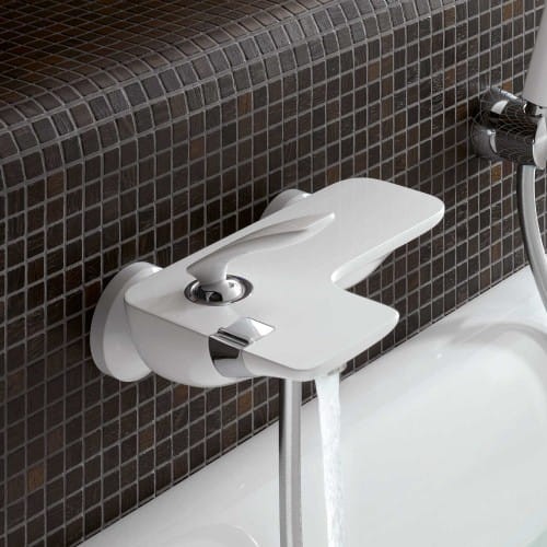 Bateria wannowa KLUDI BALANCE WHITE biała / chrom 524459175