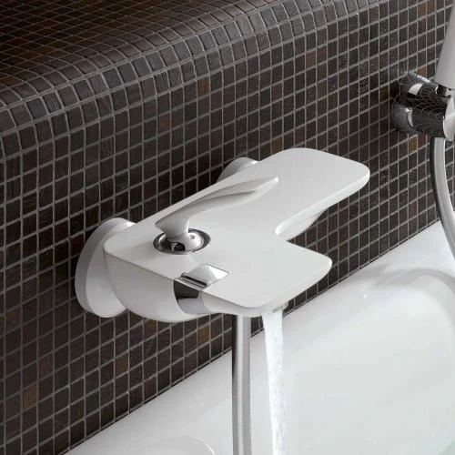 Bateria wannowa KLUDI BALANCE WHITE biała / chrom 524459175