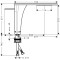 Bateria umywalkowa AXOR MASSAUD chrom wysoka 18020000