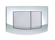 Przycisk spłukujący TECE AMBIA 3/6L chrom mat, ramka chrom 9.240.254