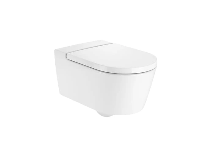 Miska wisząca WC ROCA INSPIRA Round, Rimless, biała A346527000