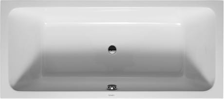 Wanna prostokątna DURAVIT D-CODE 180x80cm, biała 7001010000000