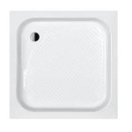 Brodzik kwadratowy SANPLAST CLASSIC 75x75x15cm, akrylowy, biały 615010002001000